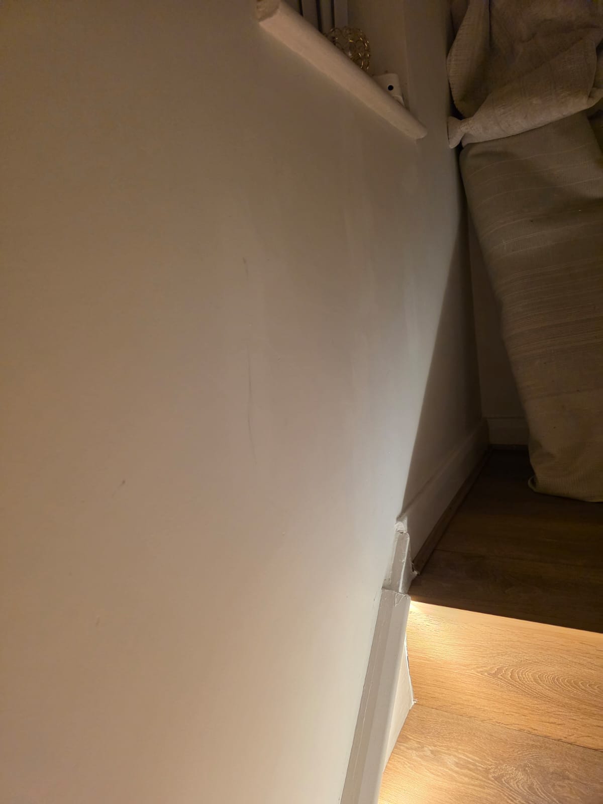 Stairs poor wall paint 2